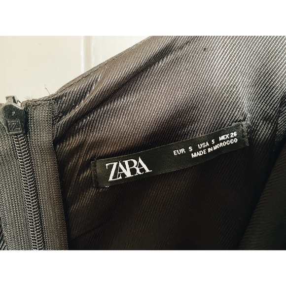 ZARA Cut Out Black Sleeveless Jumpsuit - Size Small - Picture 5 of 7